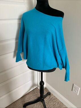 Heathmoor Turquoise Ribbed Top - S/M